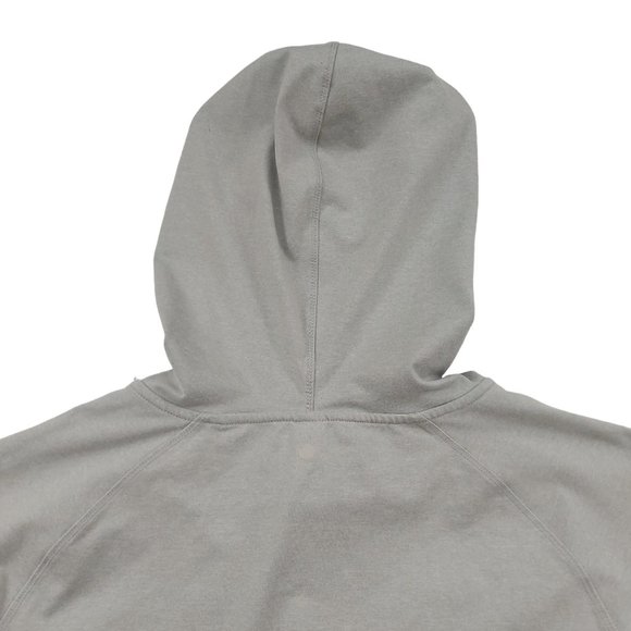 Yogalicious Hoodie Womens Large Light Gray Full Zip Crop Soft Fabric Athletic - Picture 7 of 10